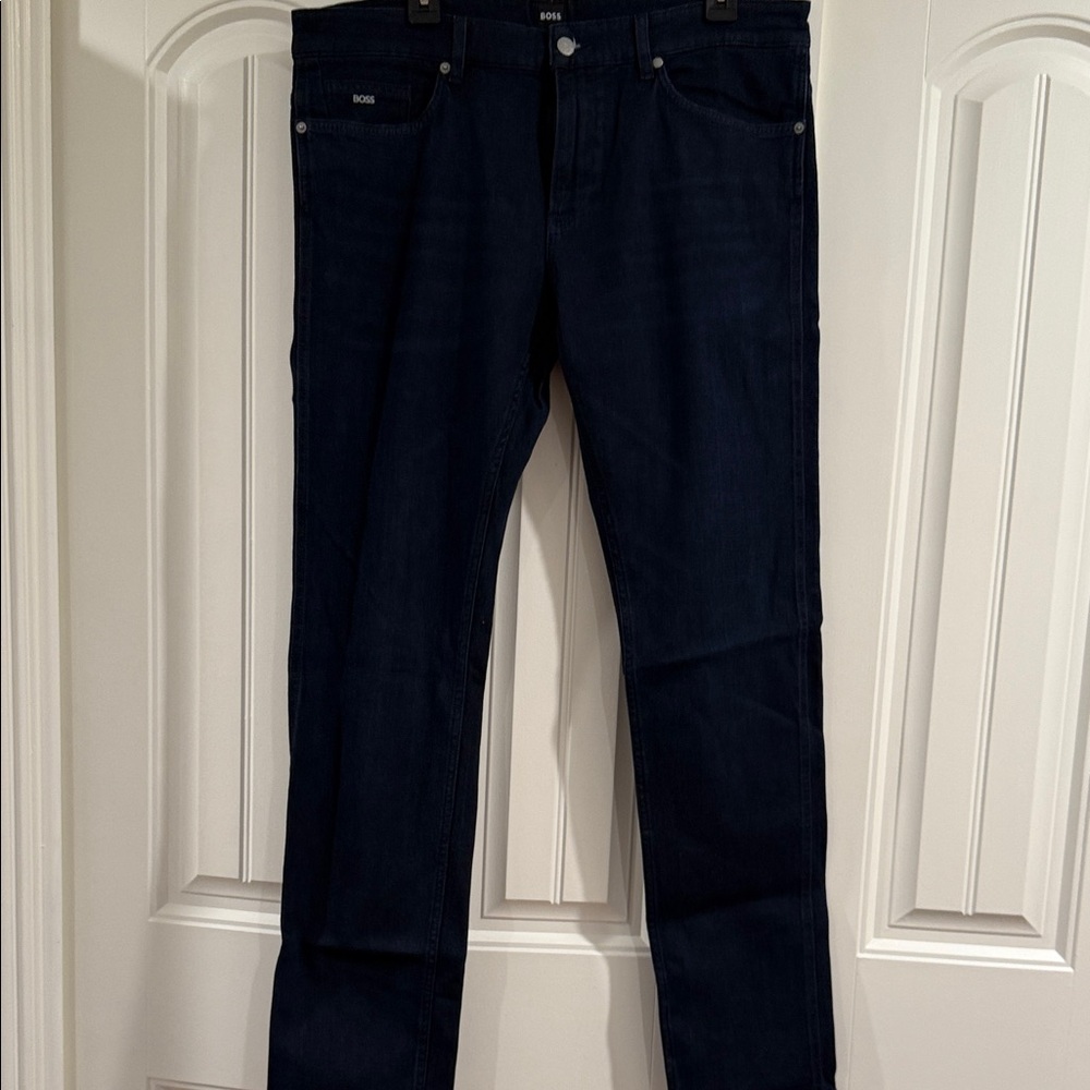 Boss Men's Deep Navy Slim Jeans